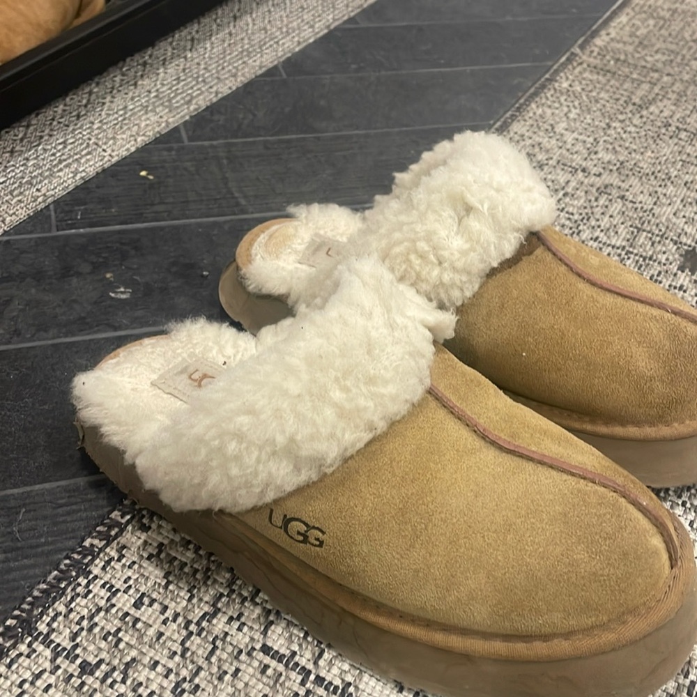 Ugg platform slippers